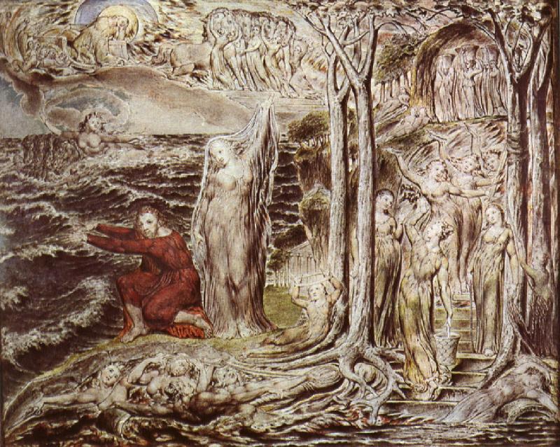 William Blake The Circle of the Life of Man china oil painting image